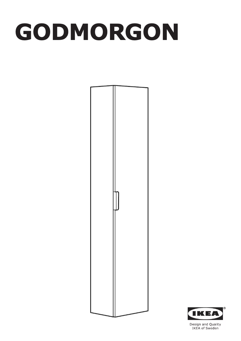 Image de la première page du manuel de l'appareil GODMORGON