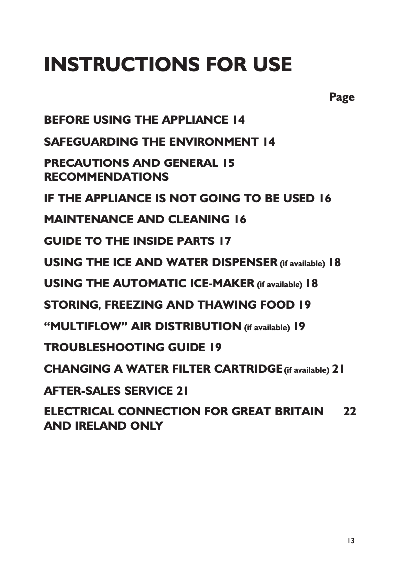Imagen de la primera página del manual del dispositivo 20RI D1 L A