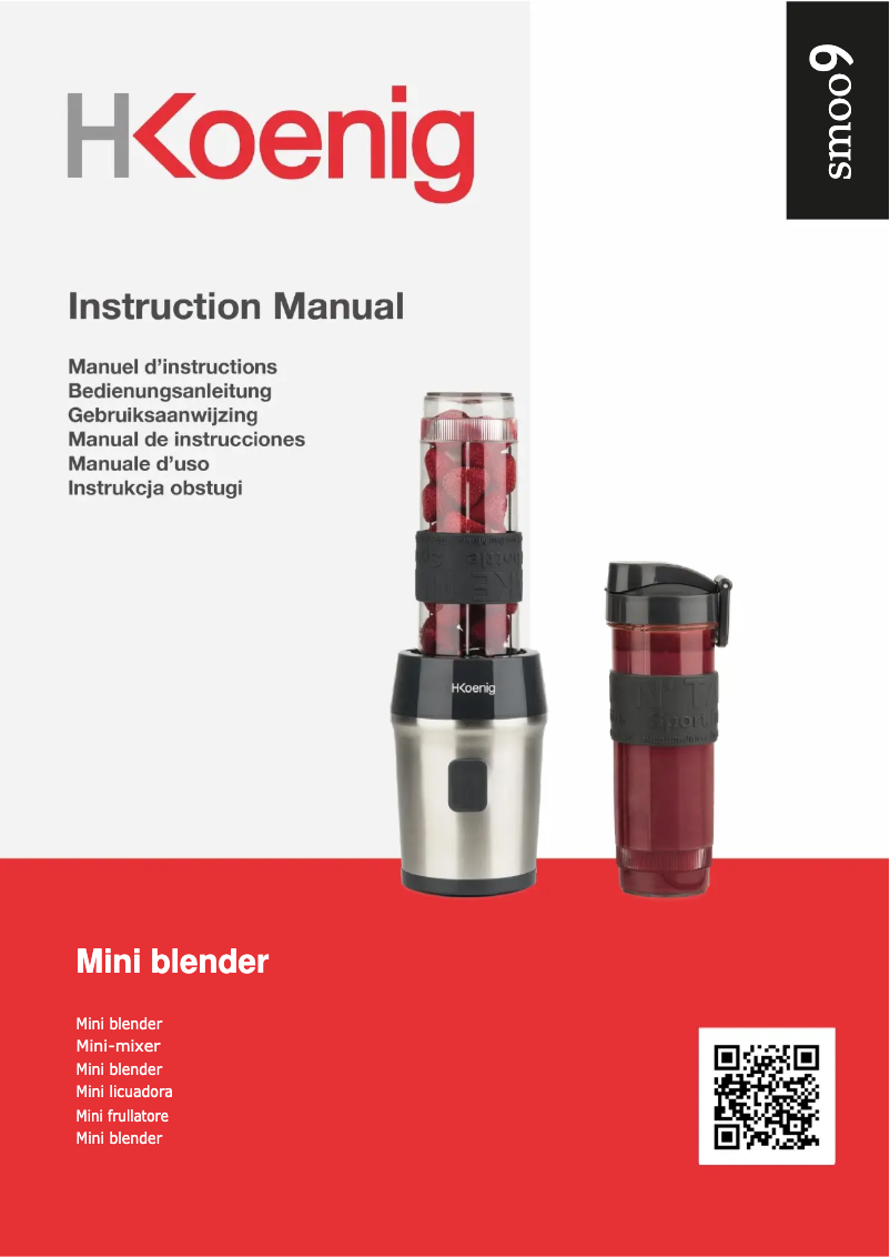 Image de la première page du manuel de l'appareil SMOO9