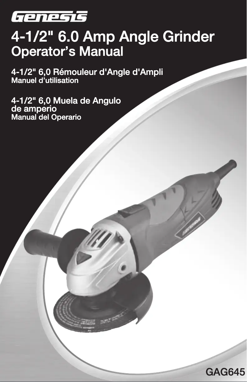 Página 1 del manual Manual de usuario Genesis GAG645