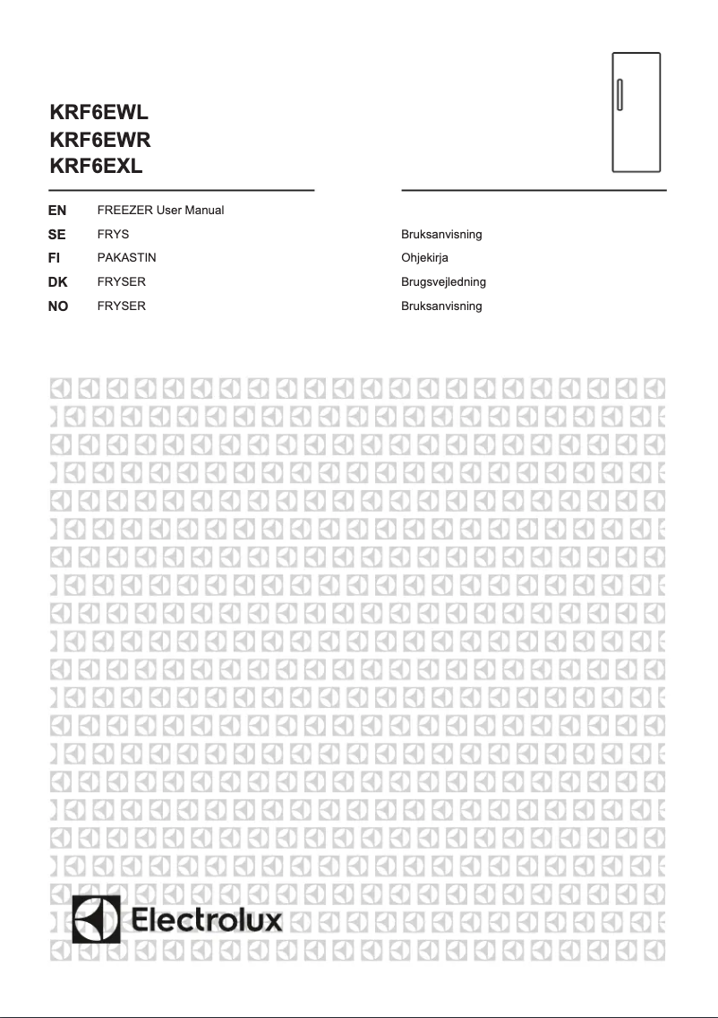 Page 1 de la notice Manuel utilisateur Electrolux KRF6EWL
