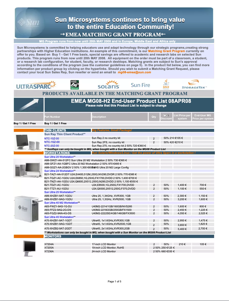 Page 1 de la notice Manuel utilisateur Sun Fire X4450