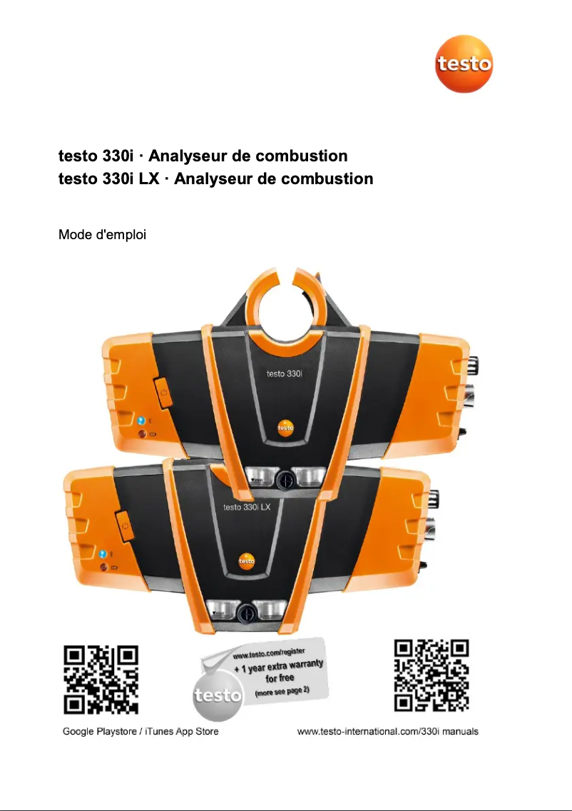 Image de la première page du manuel de l'appareil 330i