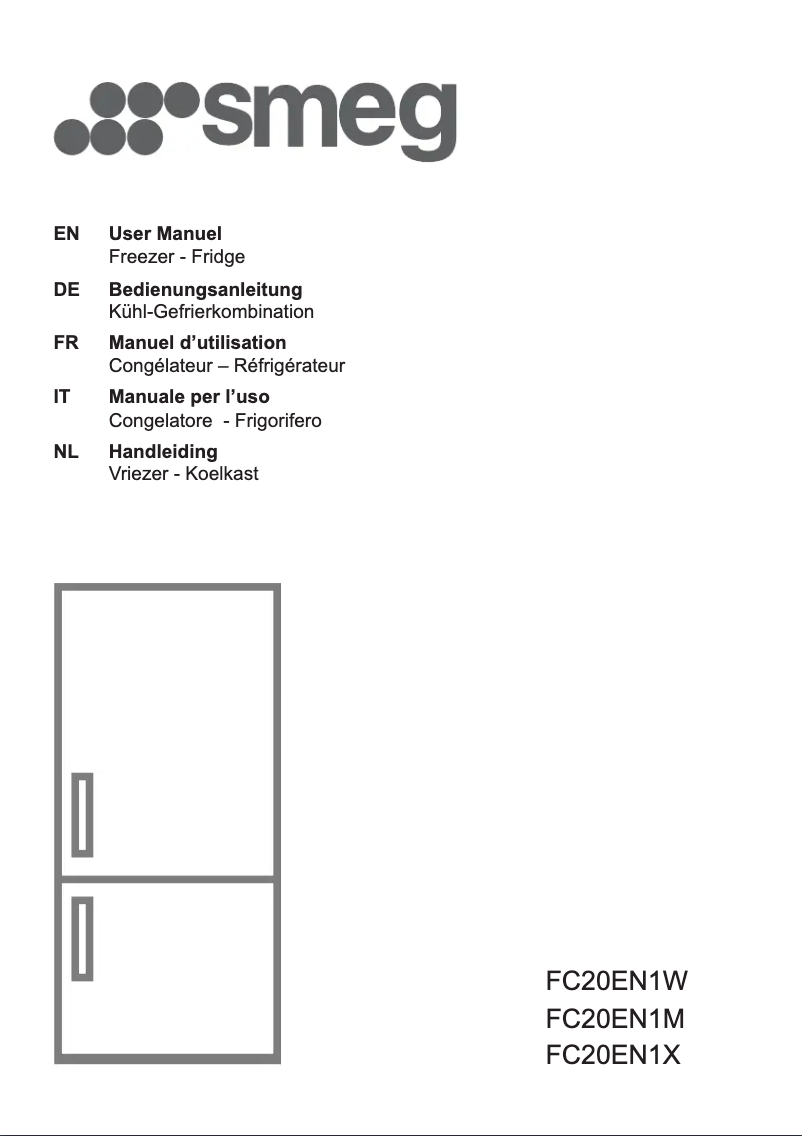 Page 1 de la notice Brochure Smeg FC20EN1M