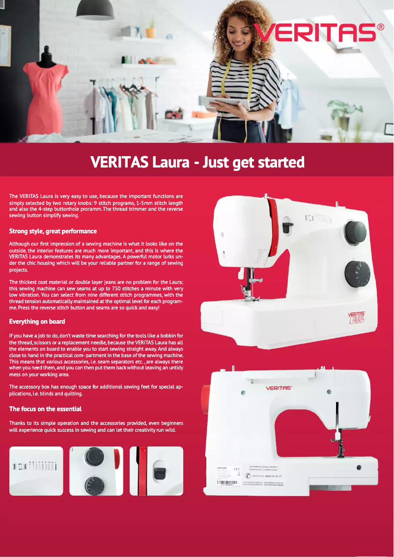 Page n°1 - Fiche technique Veritas Laura