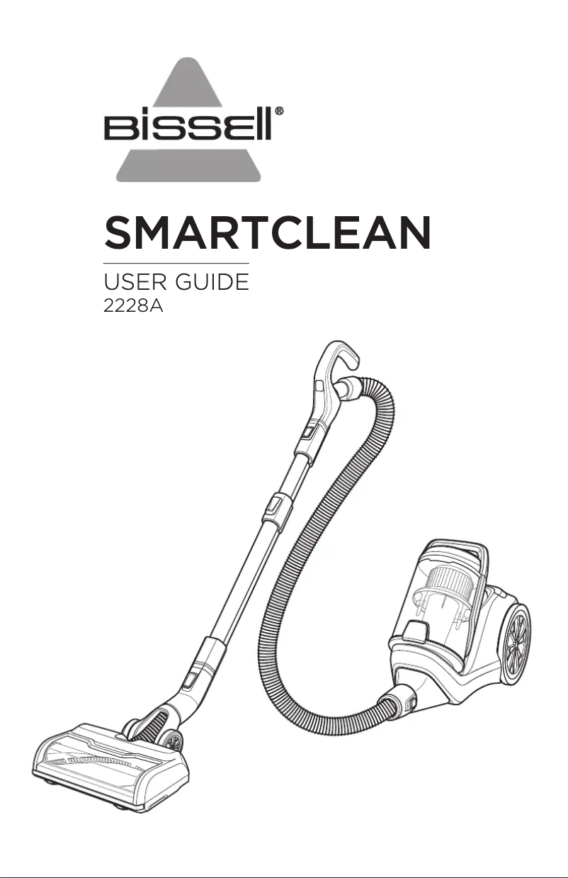 Página 1 del manual Manual de usuario Bissell SmartClean 2228