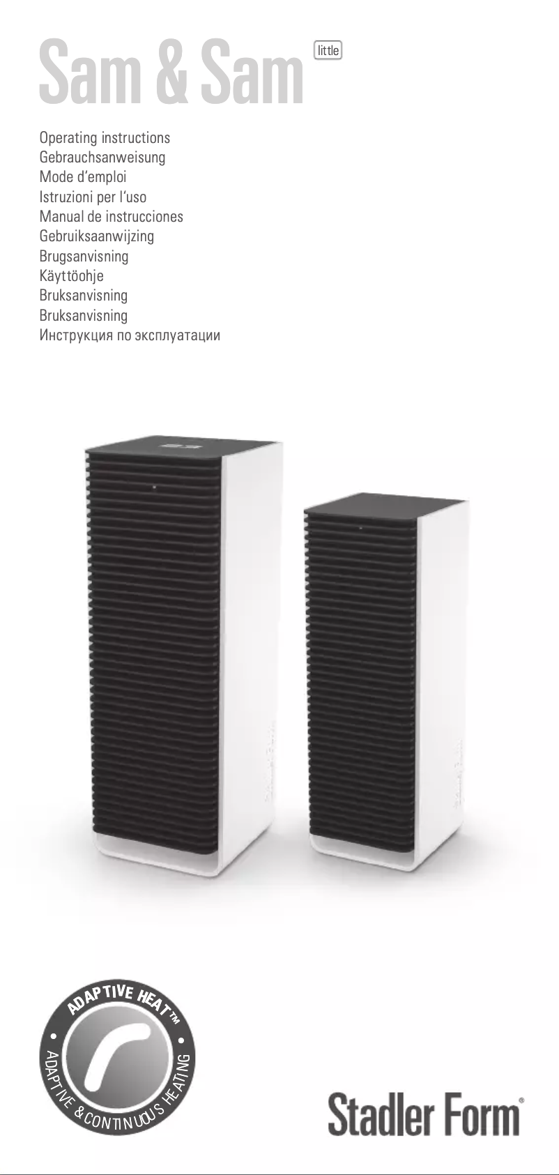 Image de la première page du manuel de l'appareil Sam