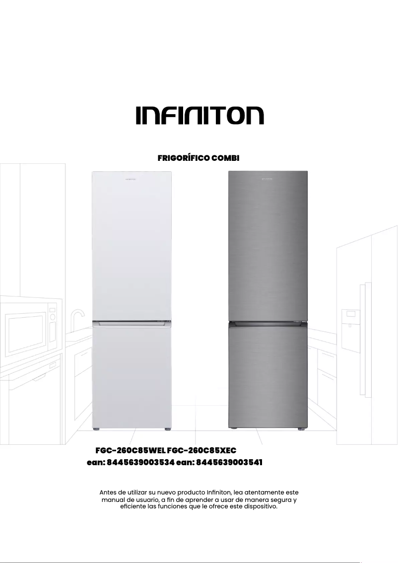 Page n°1 - Manuel utilisateur Infiniton FGC-260C85XEC