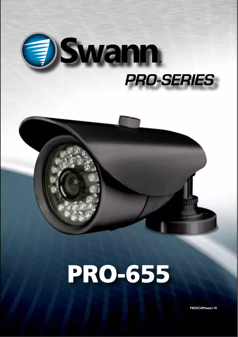 Page 1 de la notice Manuel utilisateur Swann PRO-655