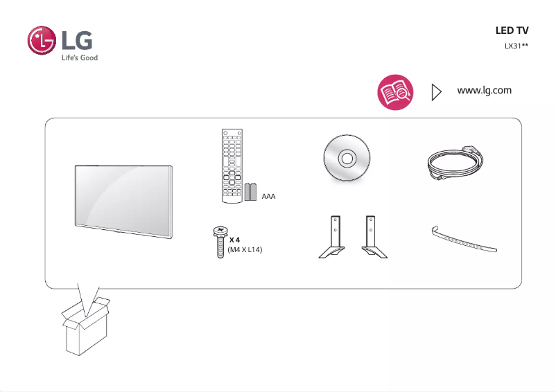 Page n°1 - Manuel utilisateur LG 42LX531H