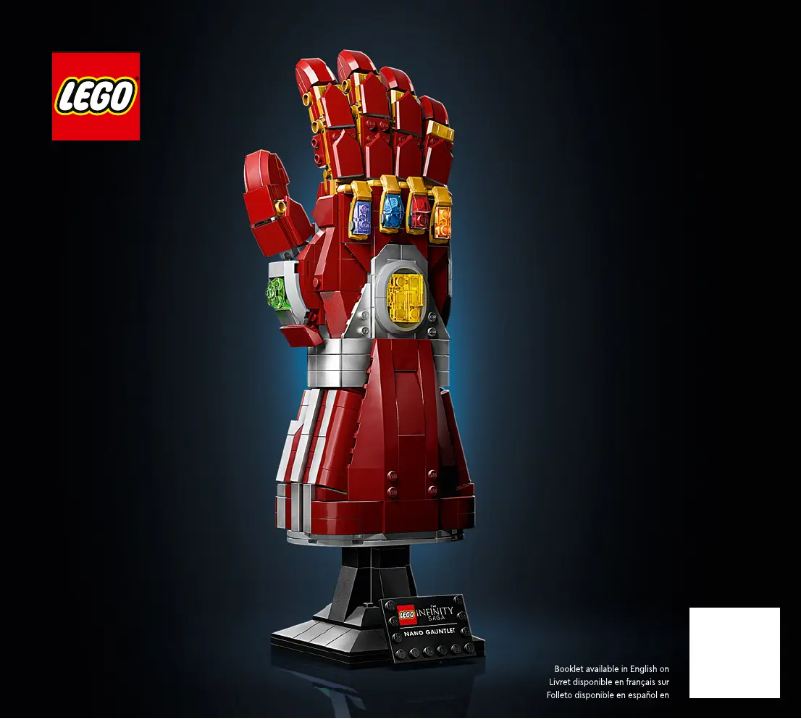 Page n°1 - Manuel utilisateur Lego Marvel Studios 76223