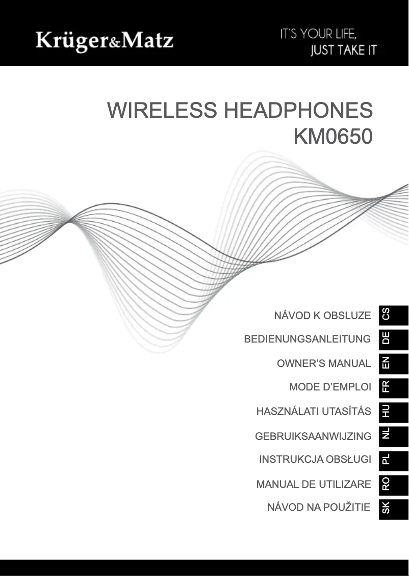 Page 1 de la notice Manuel utilisateur Krüger&Matz KM0650S
