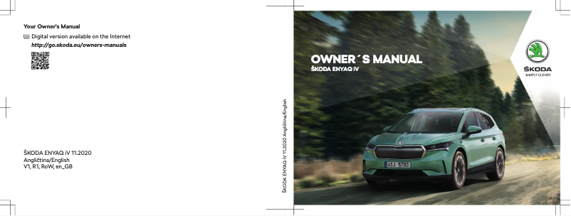 Page 1 de la notice Manuel utilisateur Skoda Enyaq iV (2021)