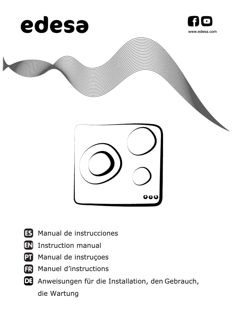 Page n°1 - Manuel utilisateur Edesa EVT-6422 R