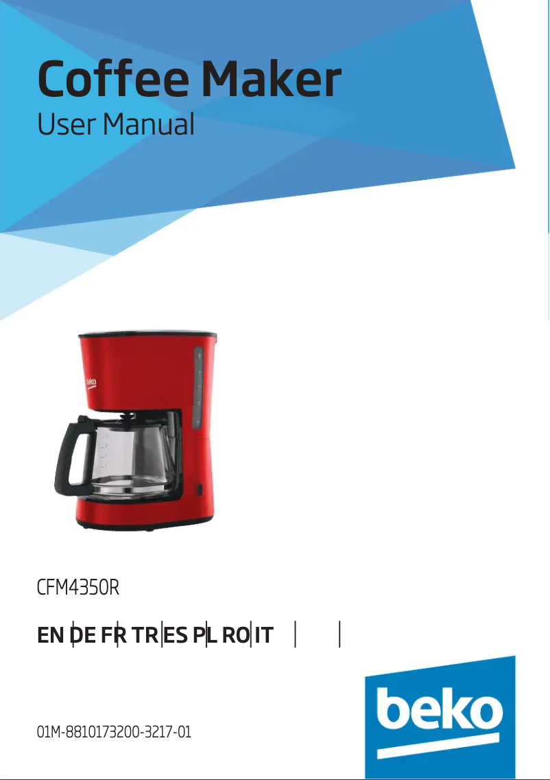 Page 1 de la notice Manuel utilisateur Beko CFM4350R