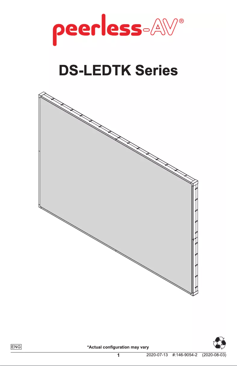 Image de la première page du manuel de l'appareil DS-LEDTK-6V