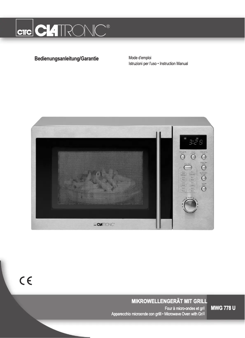 Image de la première page du manuel de l'appareil MWG 790