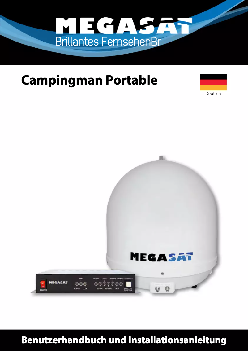 Page n°1 - Manuel utilisateur Megasat Campingman Portable