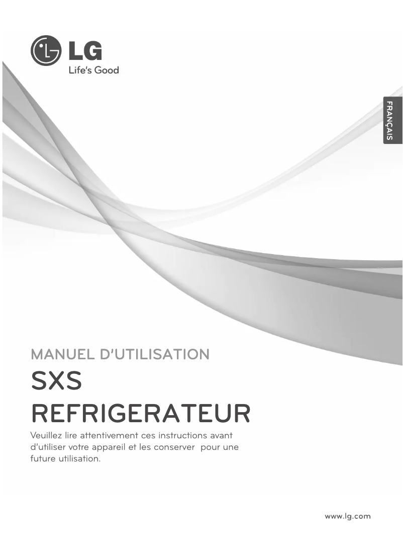 Page 1 de la notice Manuel utilisateur LG GC-J237JSYN