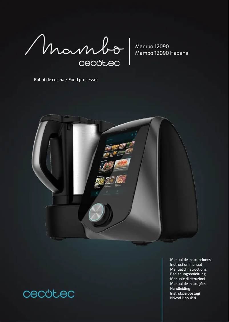 Page n°1 - Manuel utilisateur Cecotec Mambo 12090