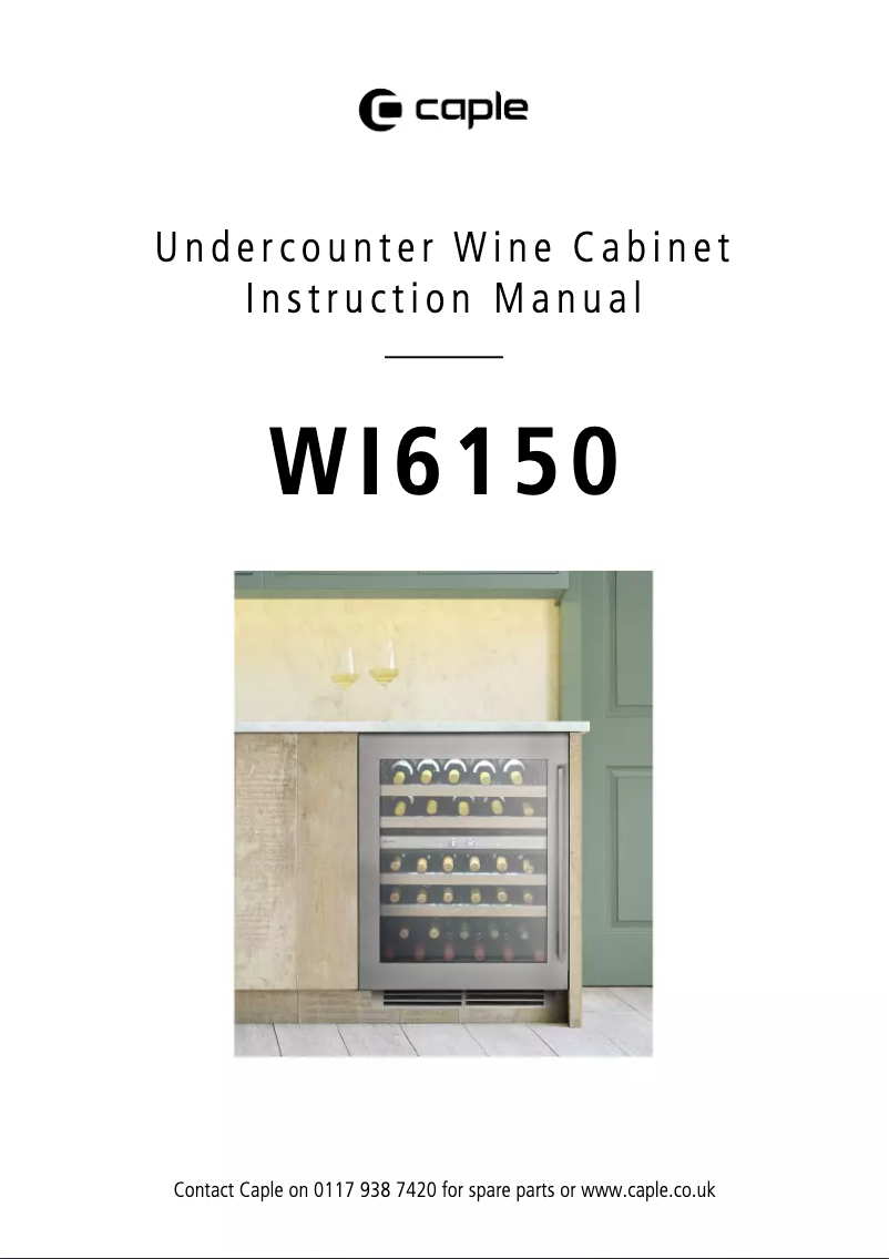 Image de la première page du manuel de l'appareil WI6150