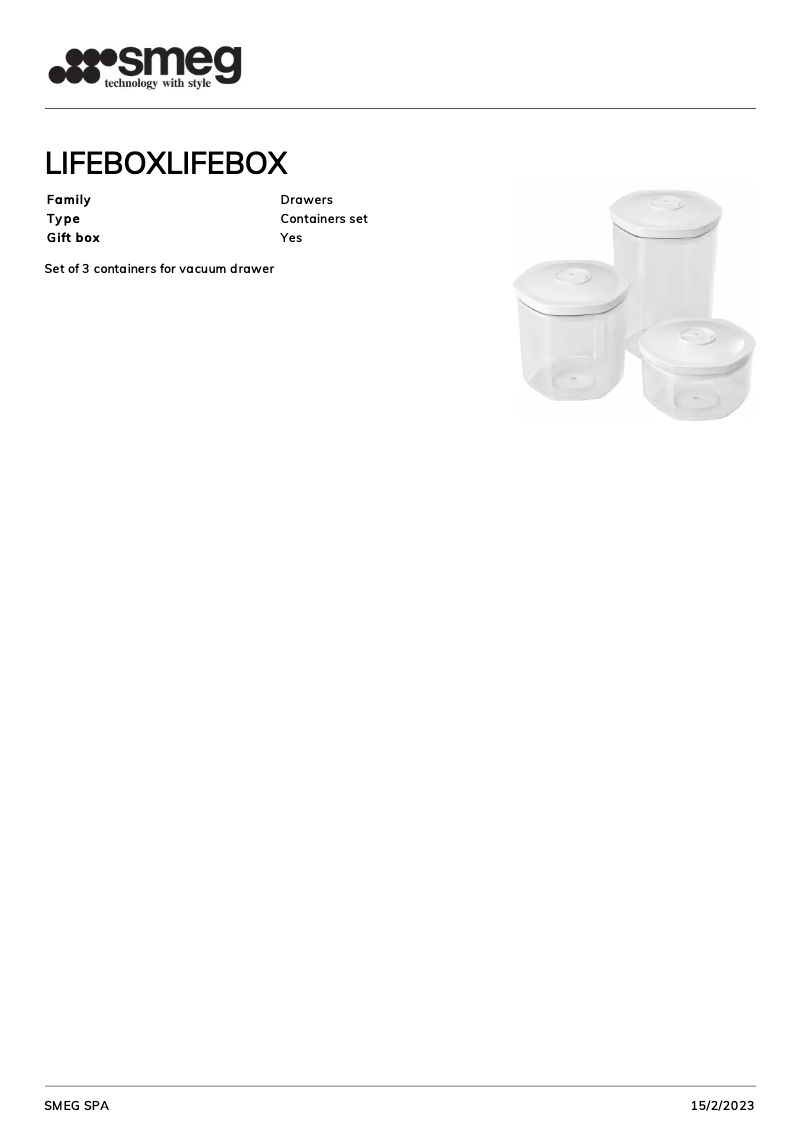 Image de la première page du manuel de l'appareil LIFEBOX