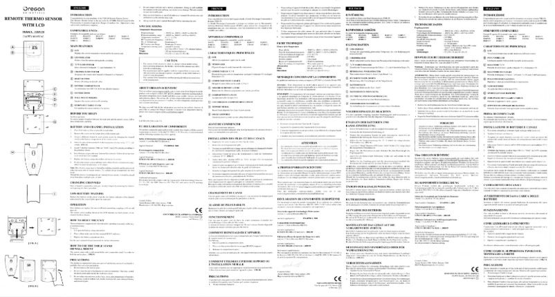 Image de la première page du manuel de l'appareil THR128