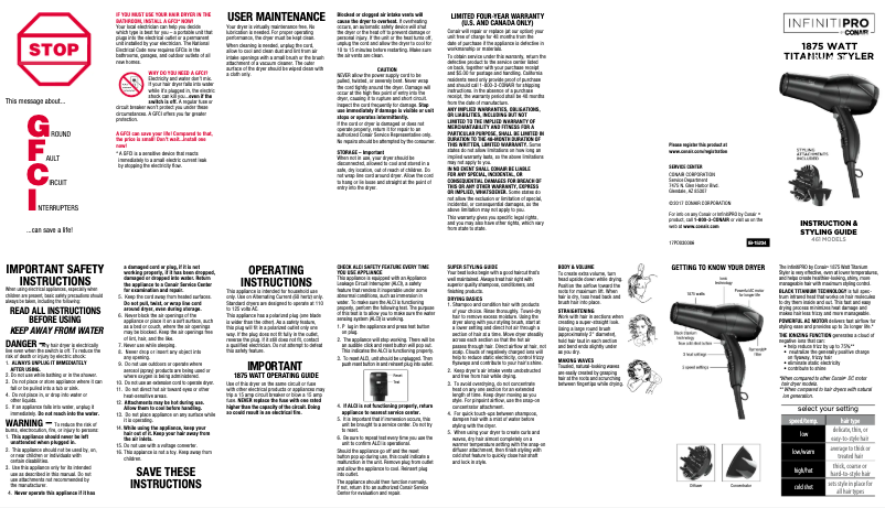 Imagen de la primera página del manual del dispositivo 461RN