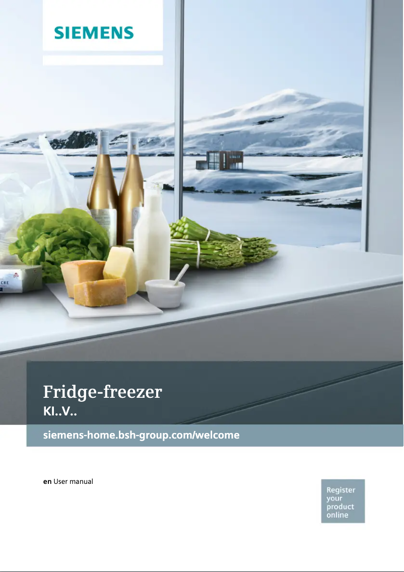 Page n°1 - Manuel d'utilisation et d'entretien Siemens KI86VVF30G