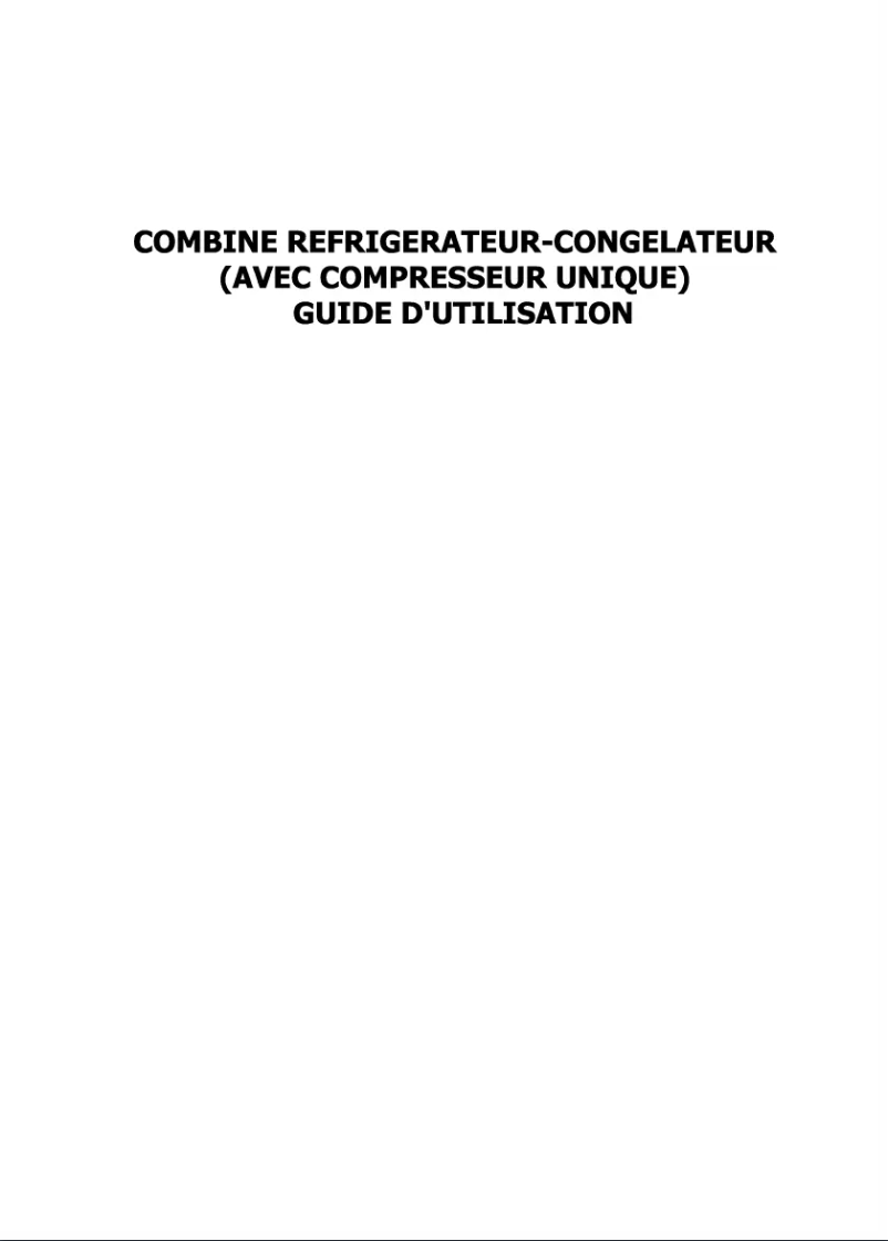 Page n°1 - Manuel utilisateur Clayton CL365AT