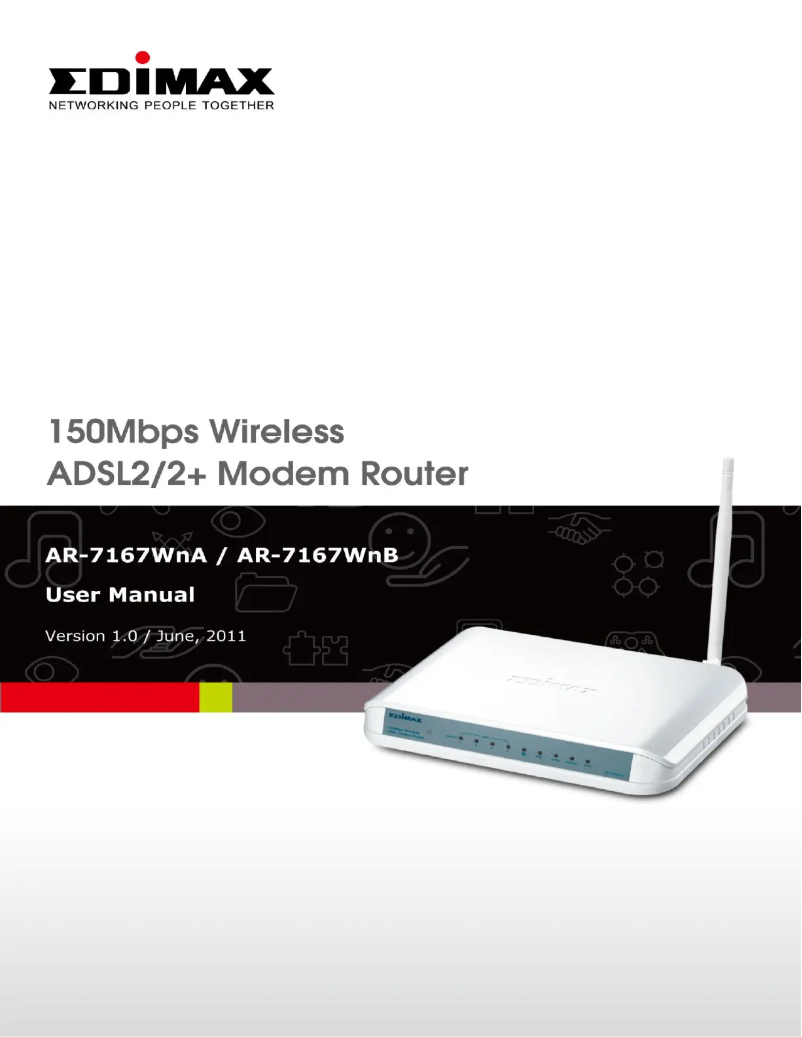 Página 1 del manual Manual de instrucciones Edimax AR-7167WnB
