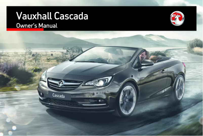 Página 1 del manual Manual de usuario Vauxhall Cascada (2016)