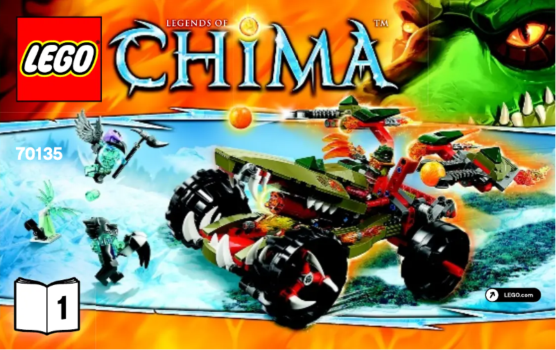 Page 1 de la notice Manuel utilisateur Lego Chima 70135