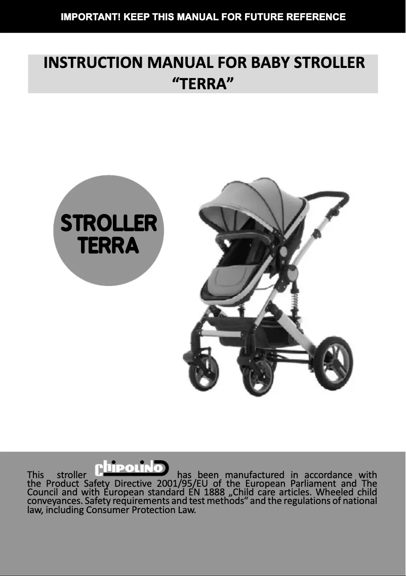 Image de la première page du manuel de l'appareil Terra