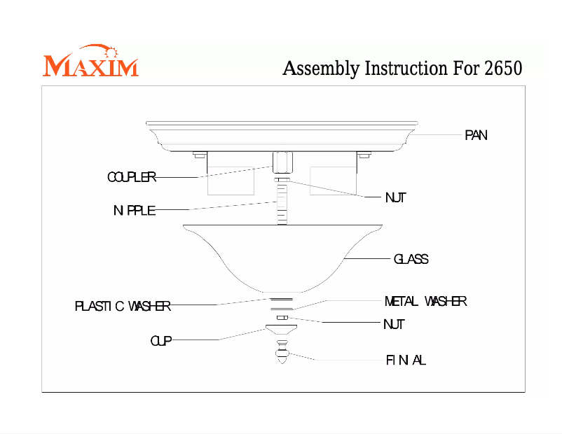 Página 1 del manual Manual de usuario Maxim Pacific 2650MRKB
