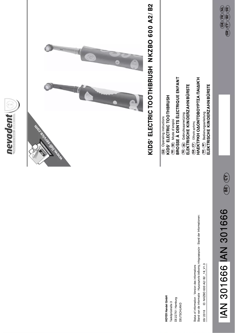 Page n°1 - Manuel utilisateur Nevadent NKZ 3 A1