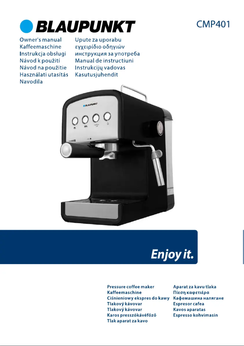 Image de la première page du manuel de l'appareil CMP401