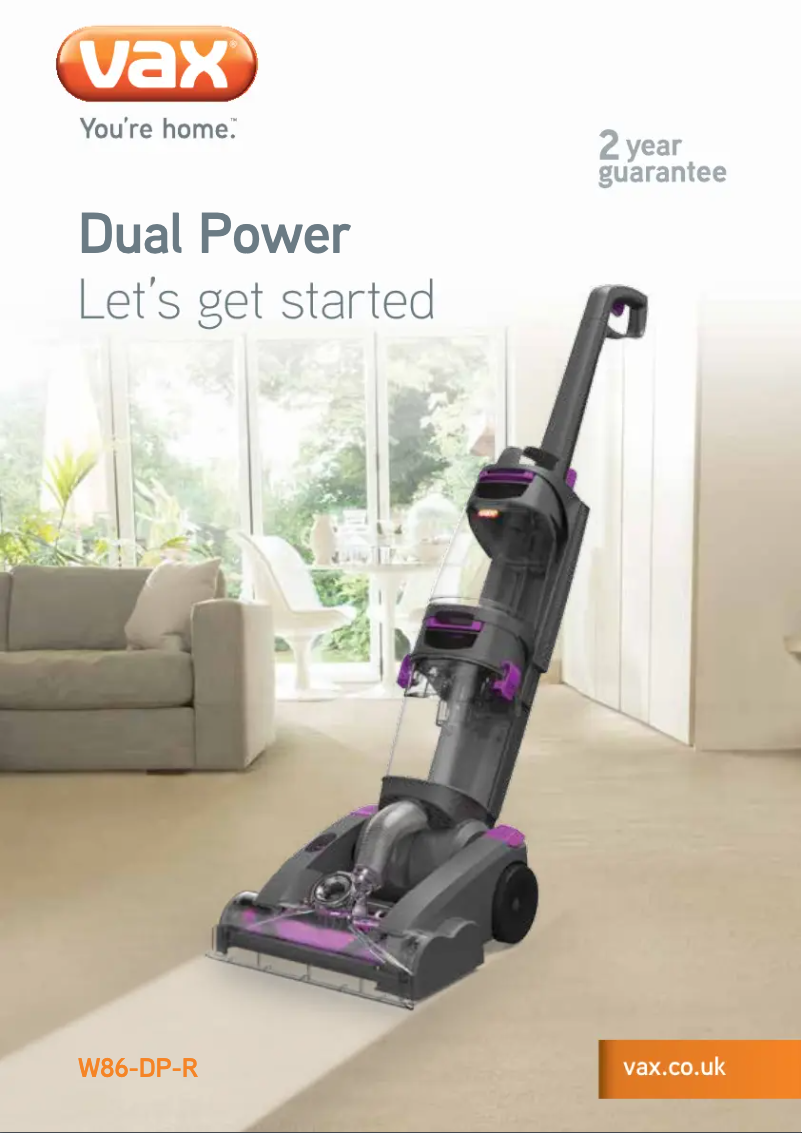 Imagen de la primera página del manual del dispositivo Dual Power W86-DP-R