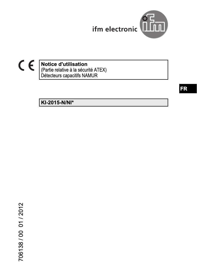 Image de la première page du manuel de l'appareil KI5037