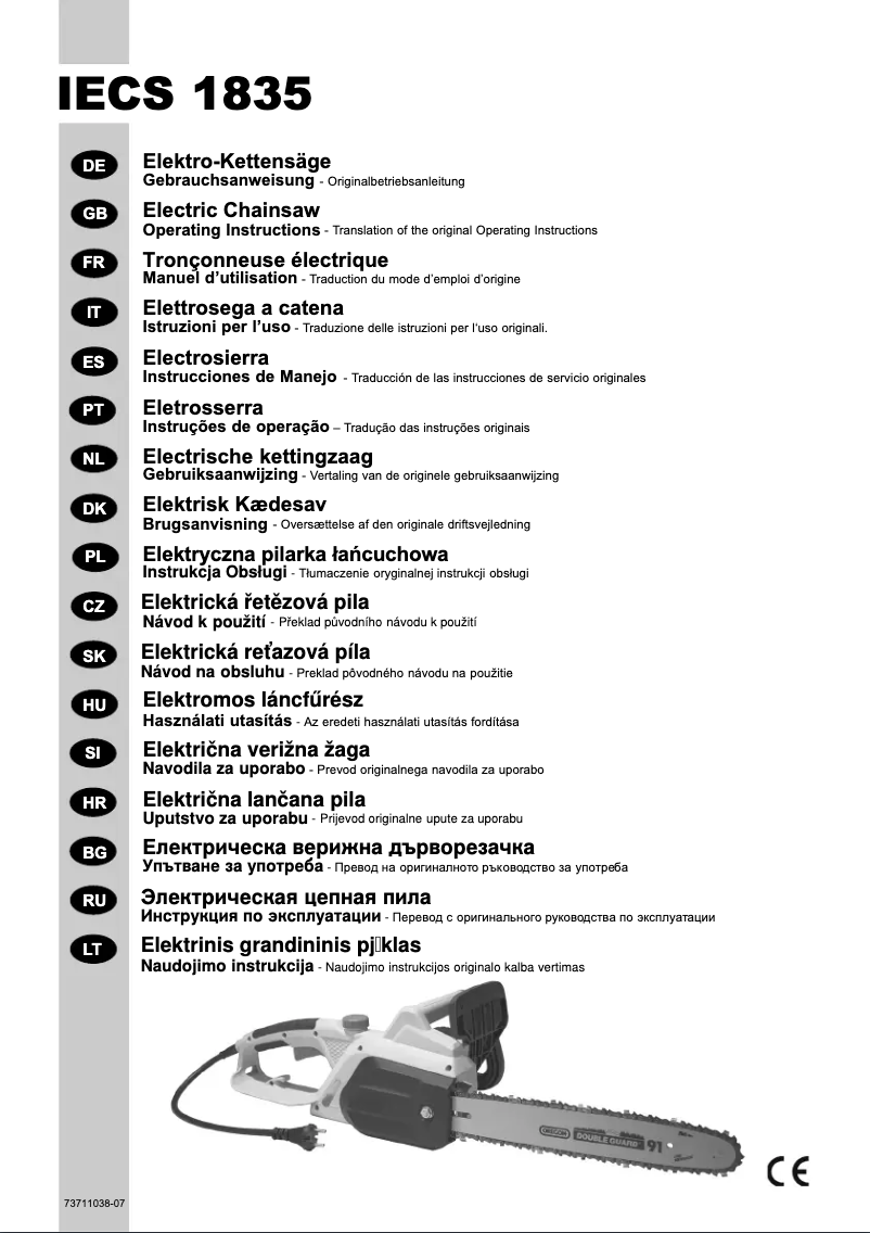 Page 1 de la notice Manuel utilisateur IKRA IECS 1835