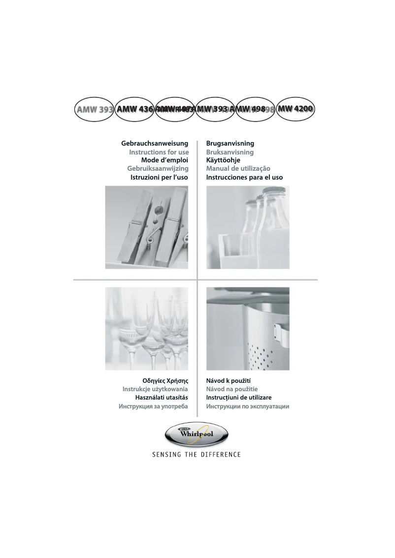 Página 1 del manual Manual de usuario Whirlpool AMW498IX