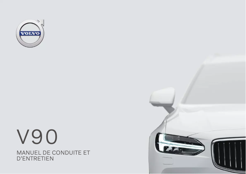 Page n°1 - Manuel utilisateur Volvo V90 (2019)
