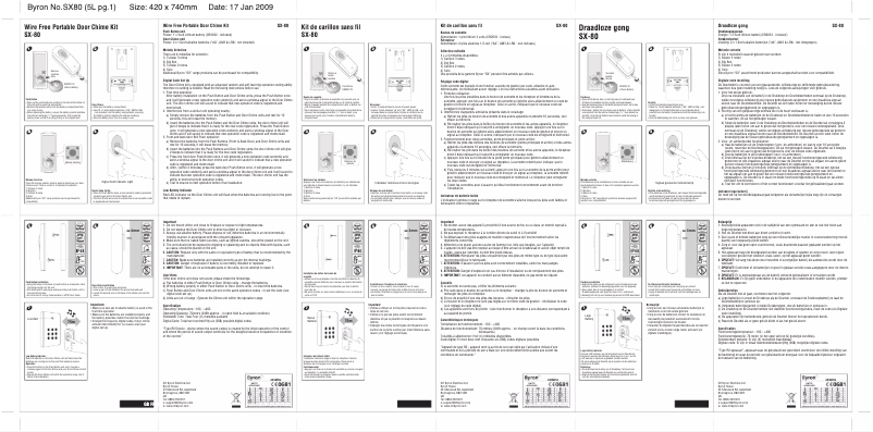 Página 1 del manual Manual de usuario Elro SX80