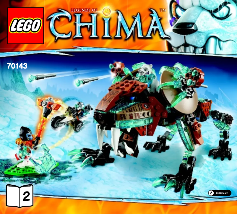 Page n°1 - Manuel utilisateur Lego Chima 70143