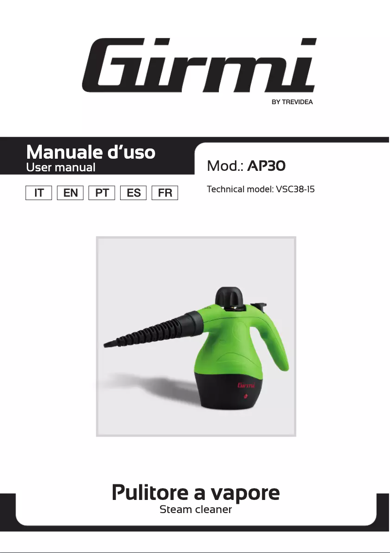 Image de la première page du manuel de l'appareil AP30