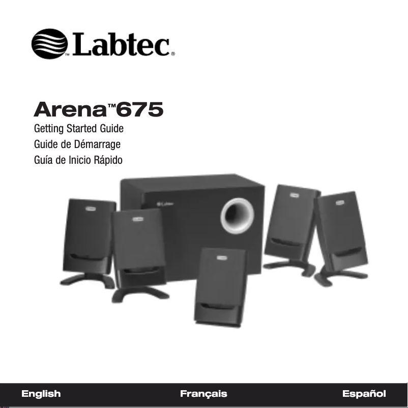 Page n°1 - Manuel utilisateur Labtec Arena 675