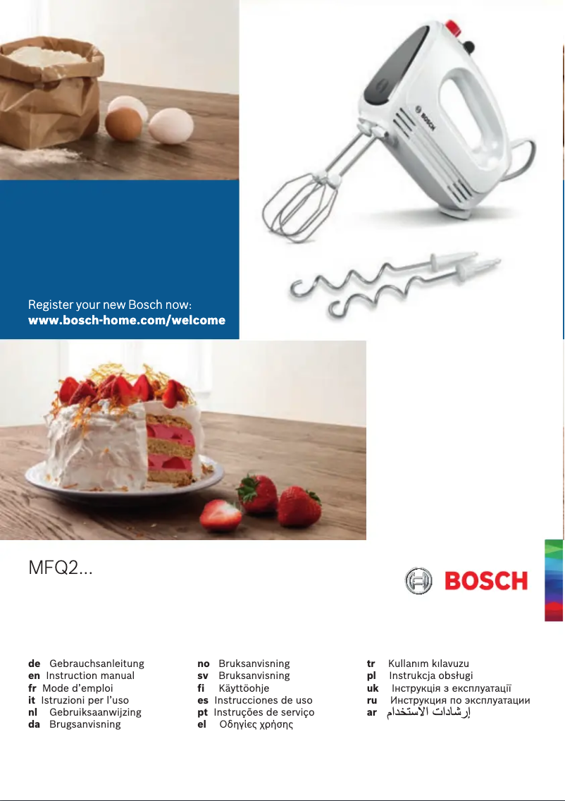 Image de la première page du manuel de l'appareil CleverMixx MFQ2210Y