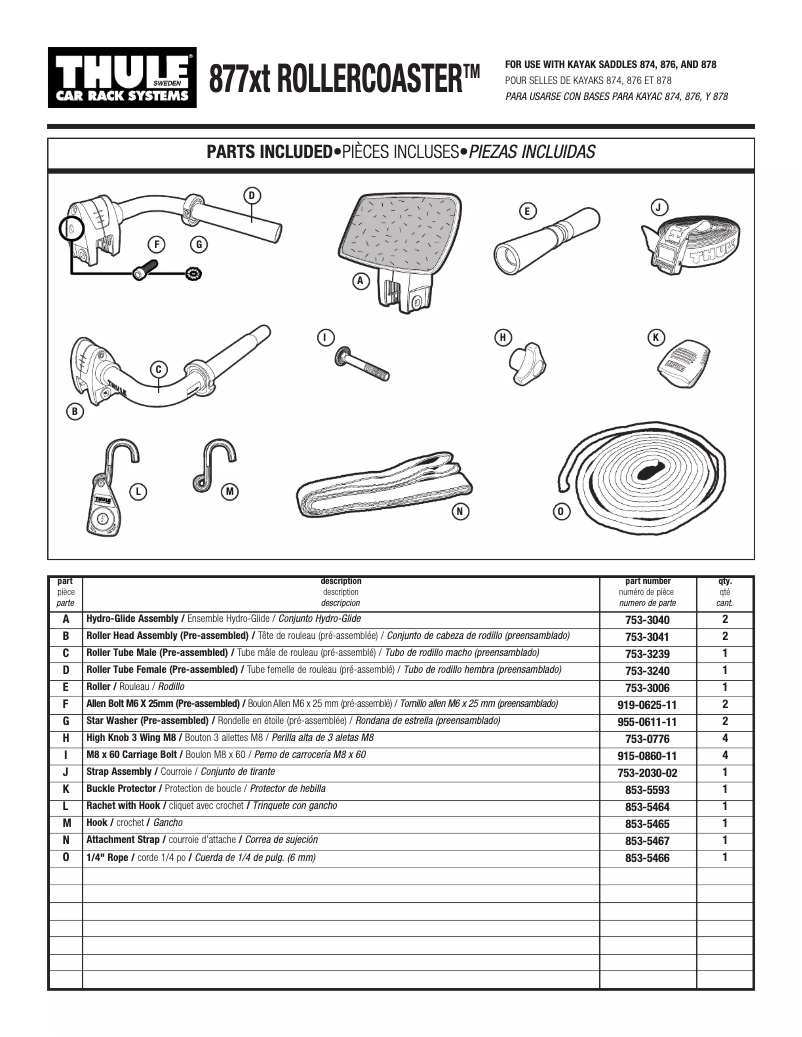 Image de la première page du manuel de l'appareil Rollercoaster 877XT