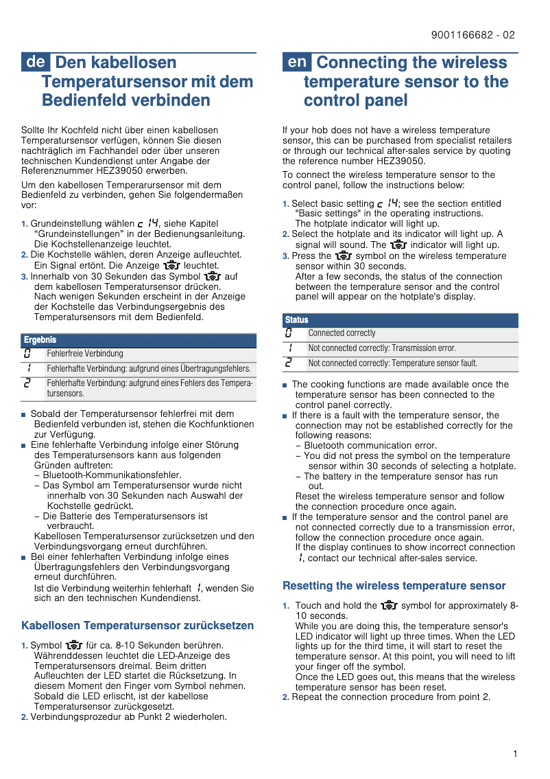 Image de la première page du manuel de l'appareil PXY895DX6E