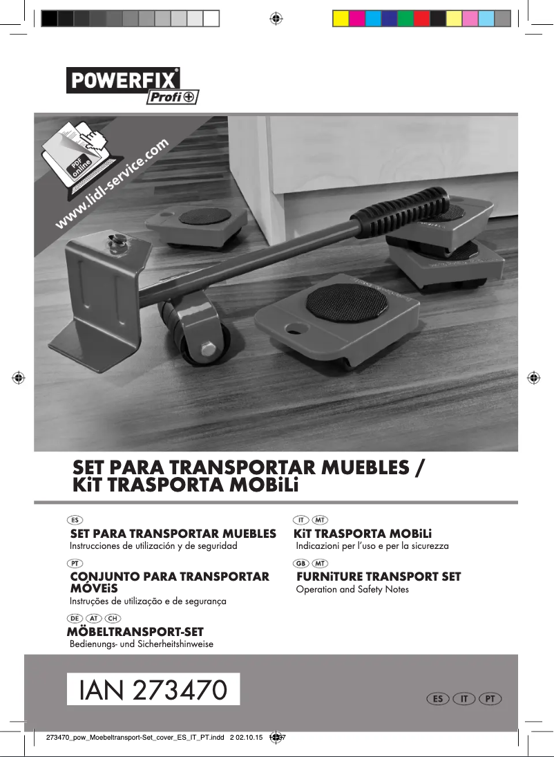 Página 1 del manual Manual de usuario Powerfix IAN 273470